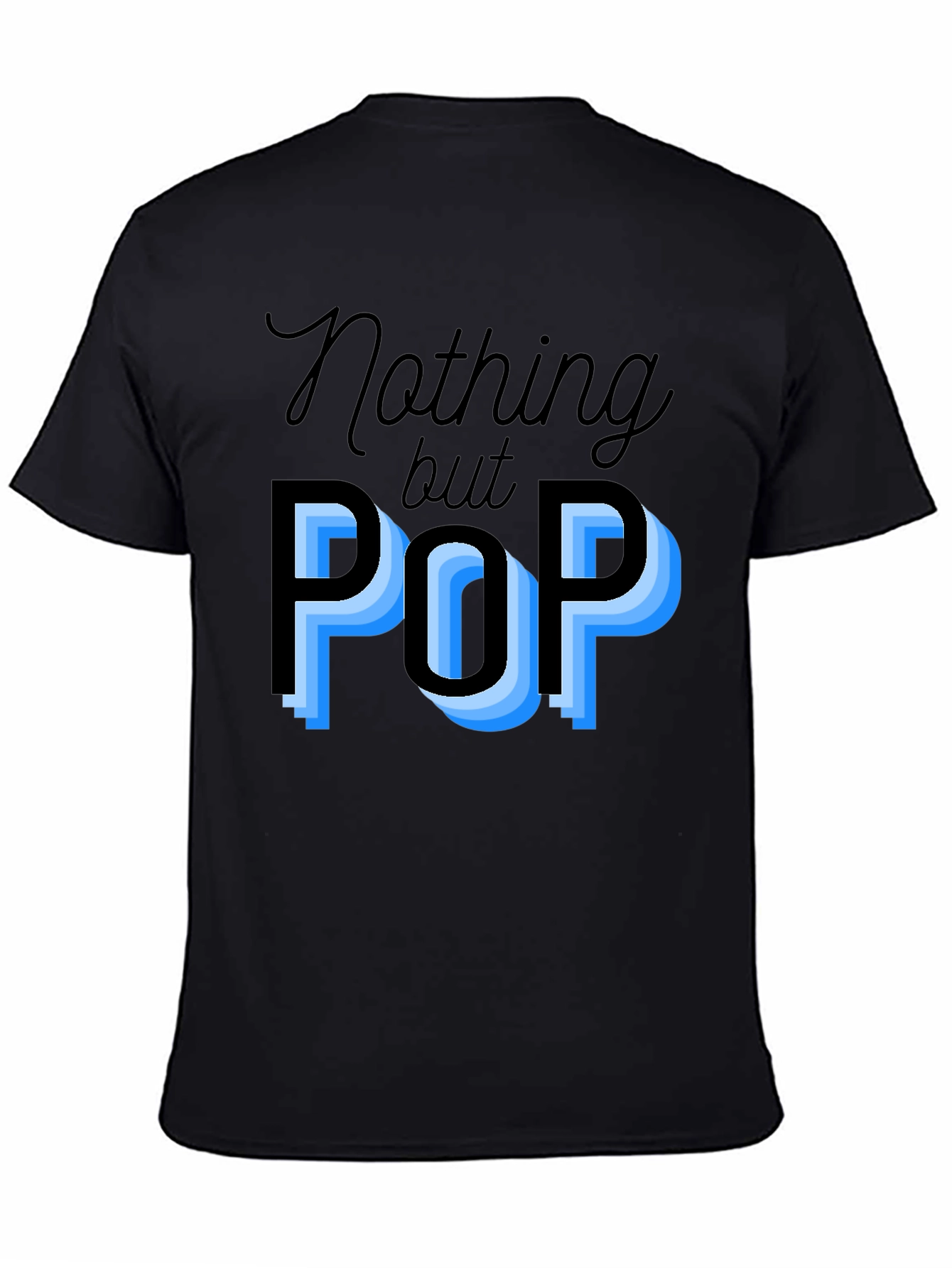 Nothing But Pop Black Graphic T-Shirt