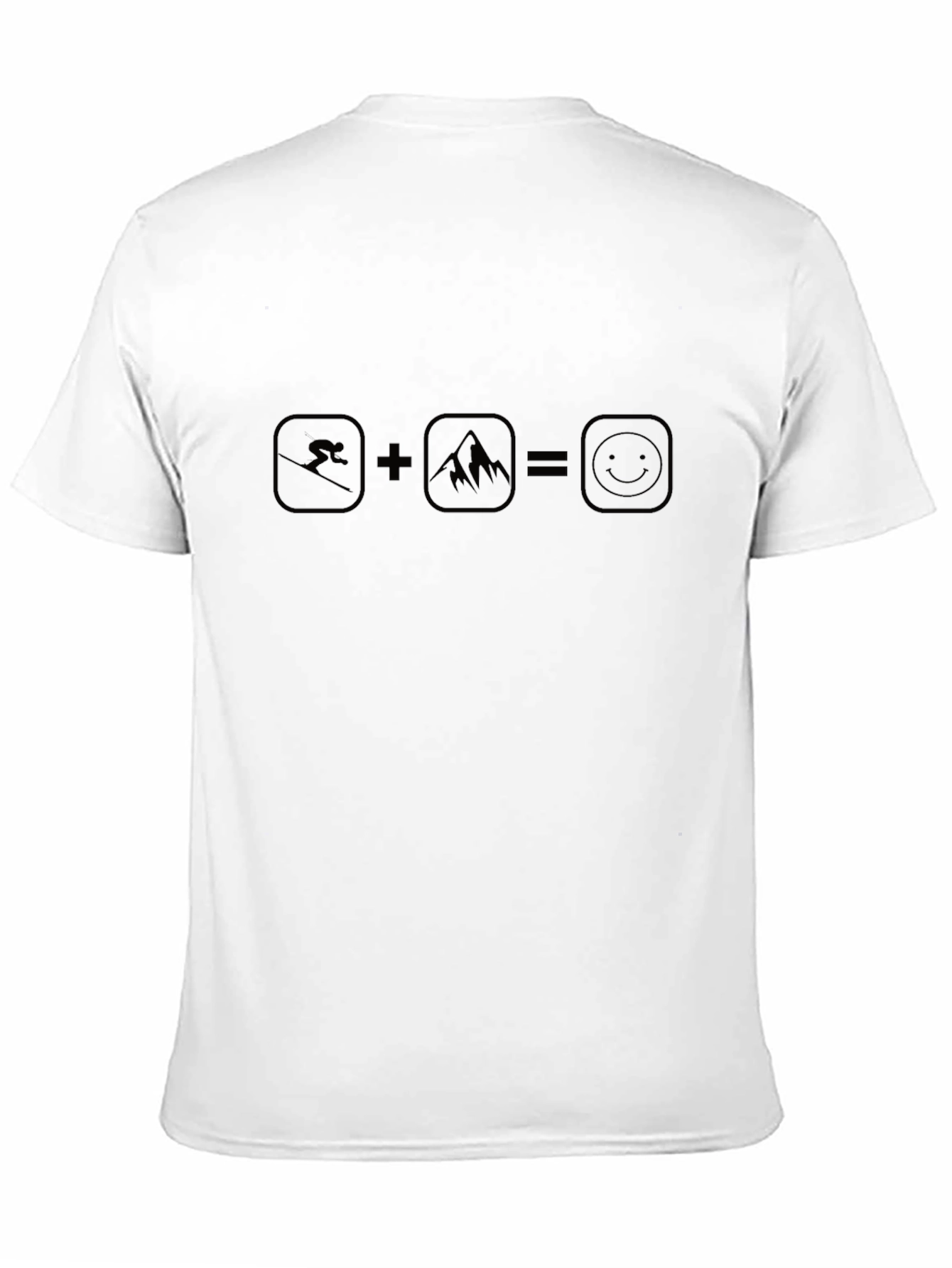 Ski + Mountain = Happy T-Shirt