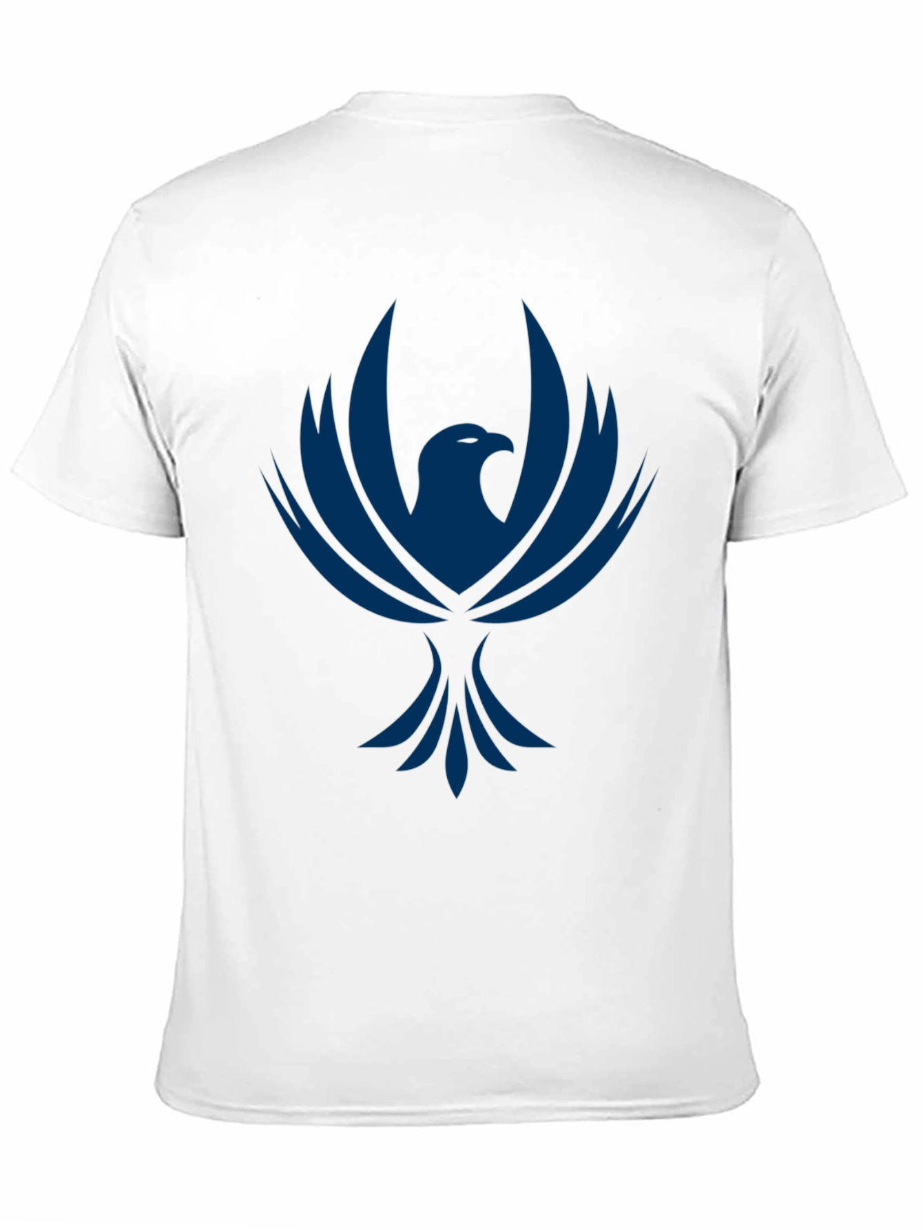 Black T-Shirt with Phoenix Graphic Print