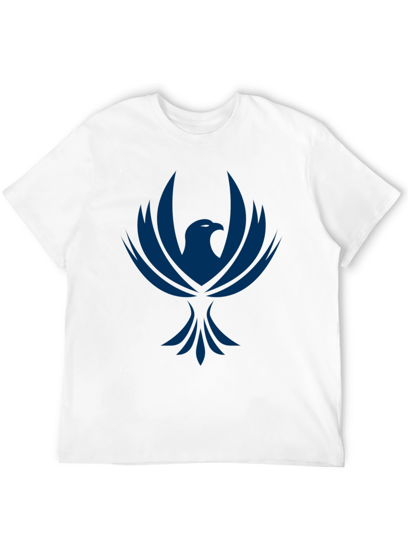 Black T-Shirt with Phoenix Graphic Print