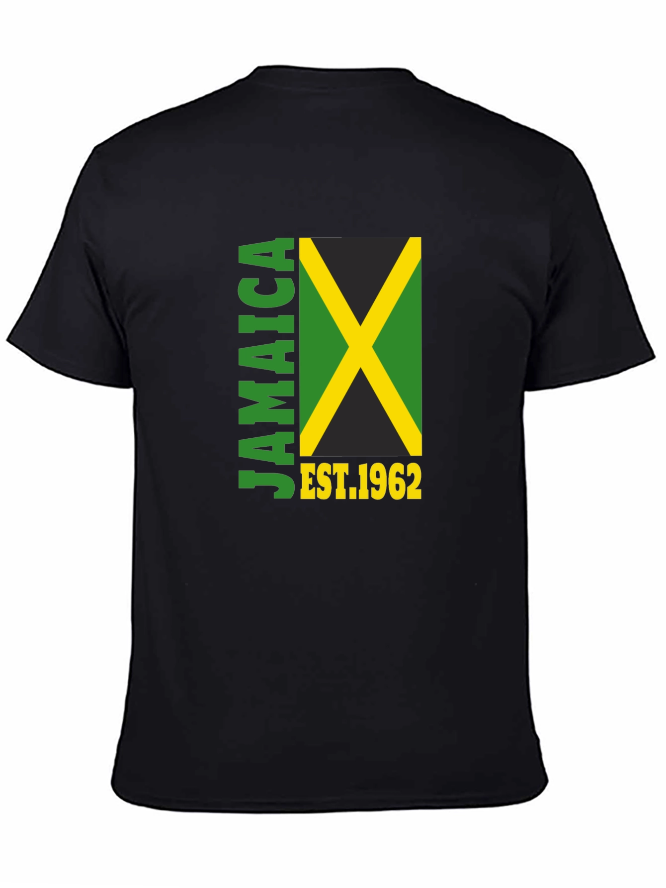 Jamaica Est. 1962 Graphic Black T-Shirt