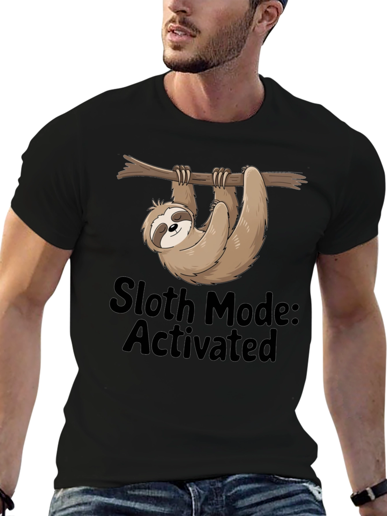 Sloth Mode Activated Graphic T-Shirt