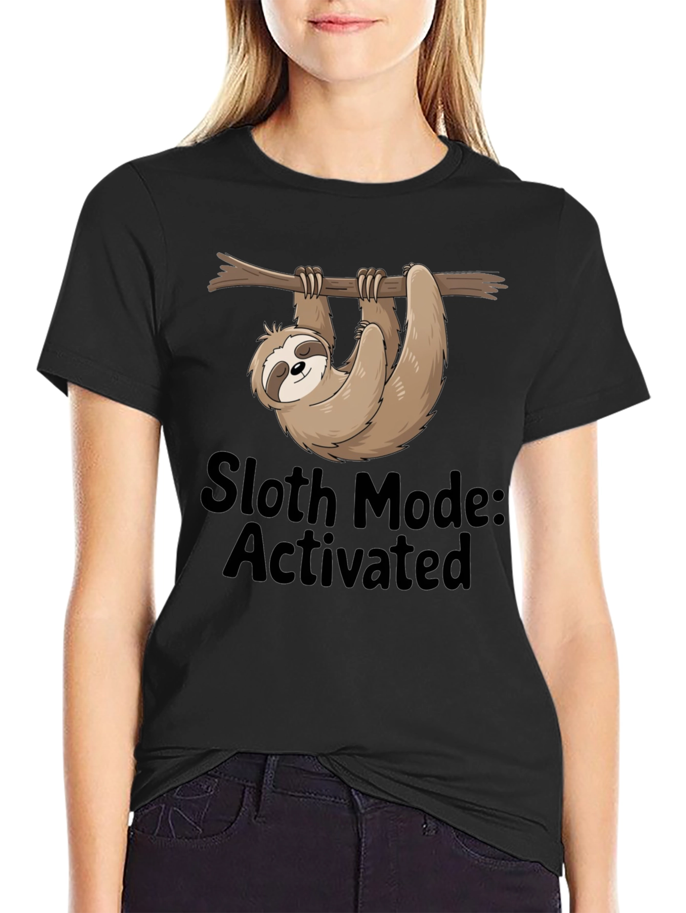 Sloth Mode Activated Graphic T-Shirt
