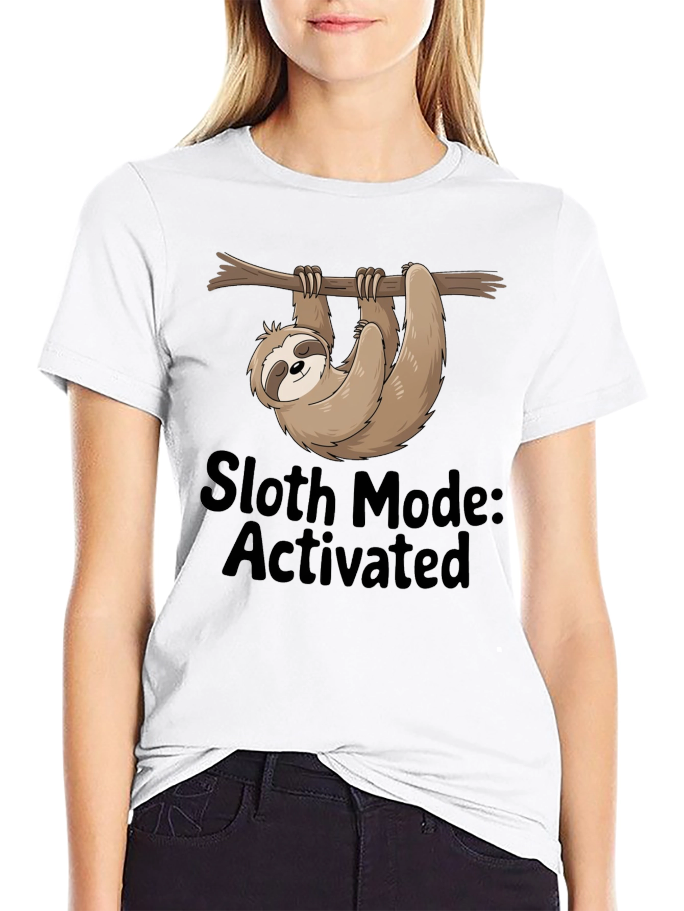 Sloth Mode Activated Graphic T-Shirt