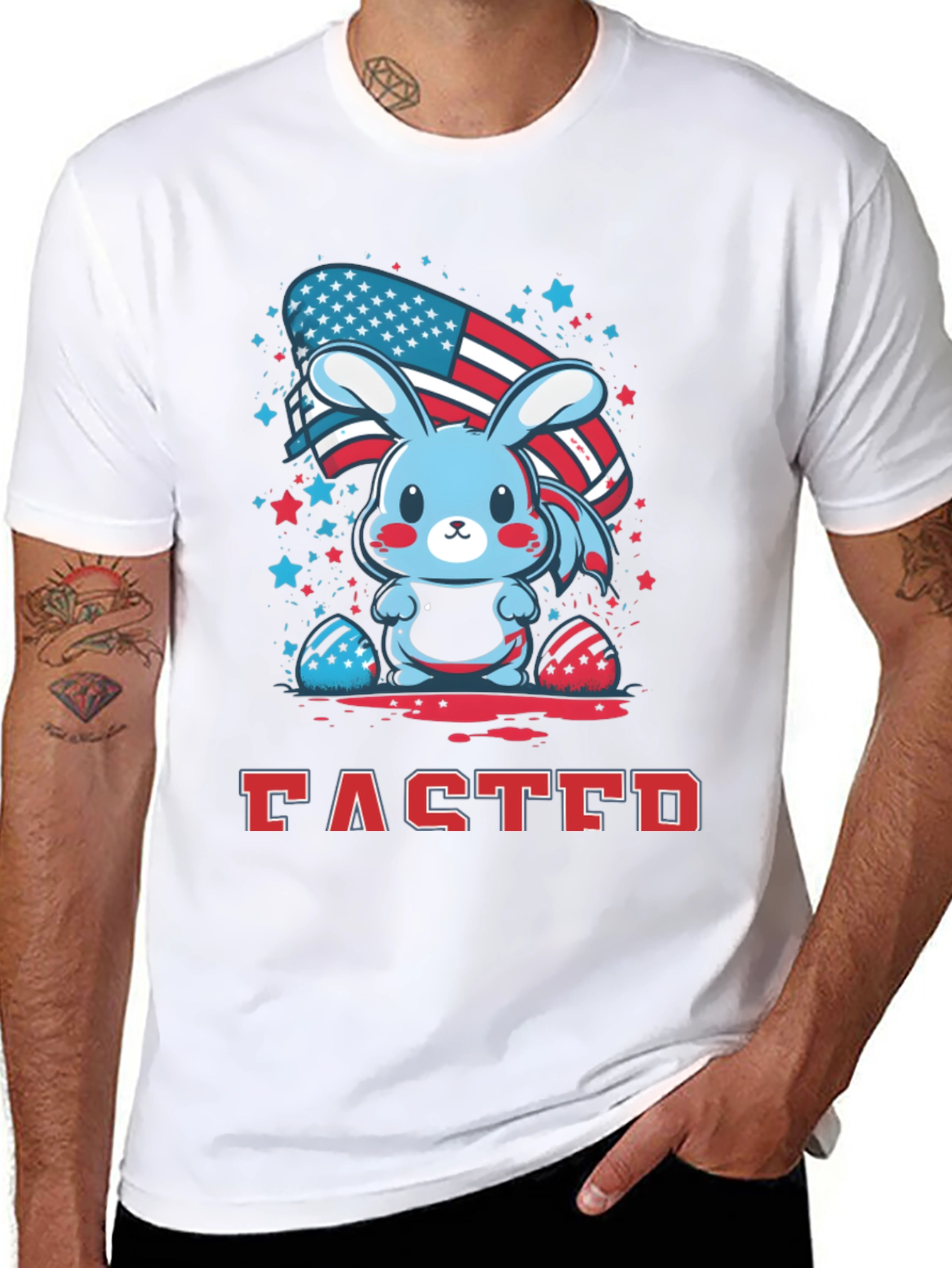 Patriotic Easter Bunny T-Shirt
