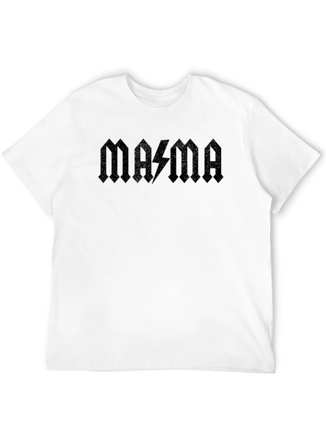 Mama Rock Style T-Shirt - Black Graphic Tee