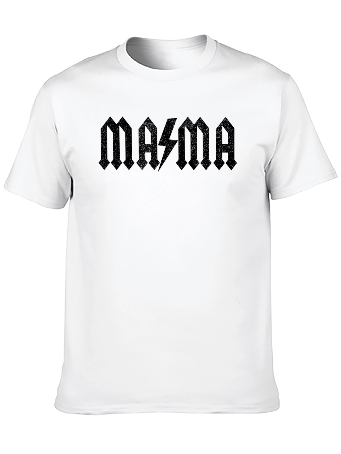 Mama Rock Style T-Shirt - Black Graphic Tee