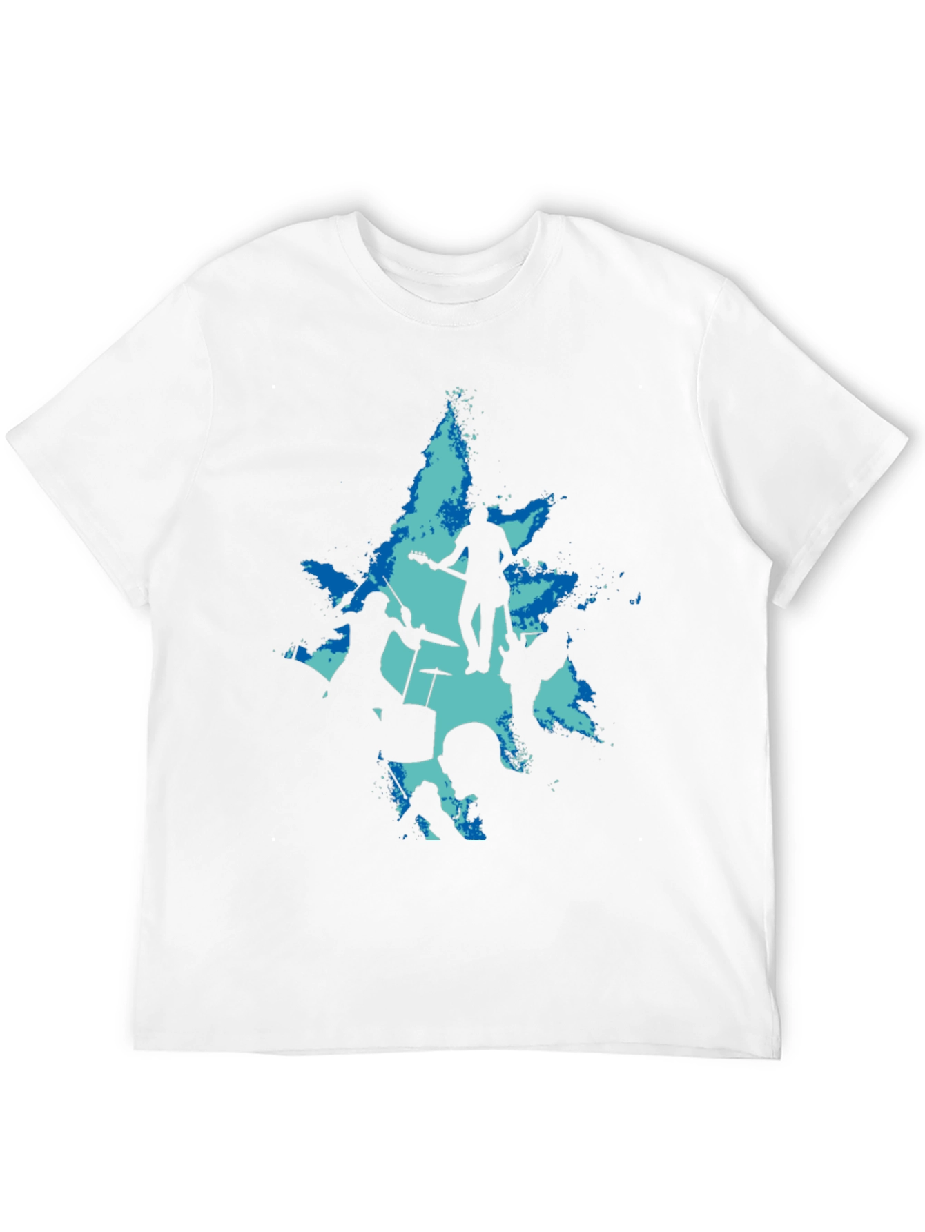 Band Silhouette Graphic Tee - Black T-Shirt