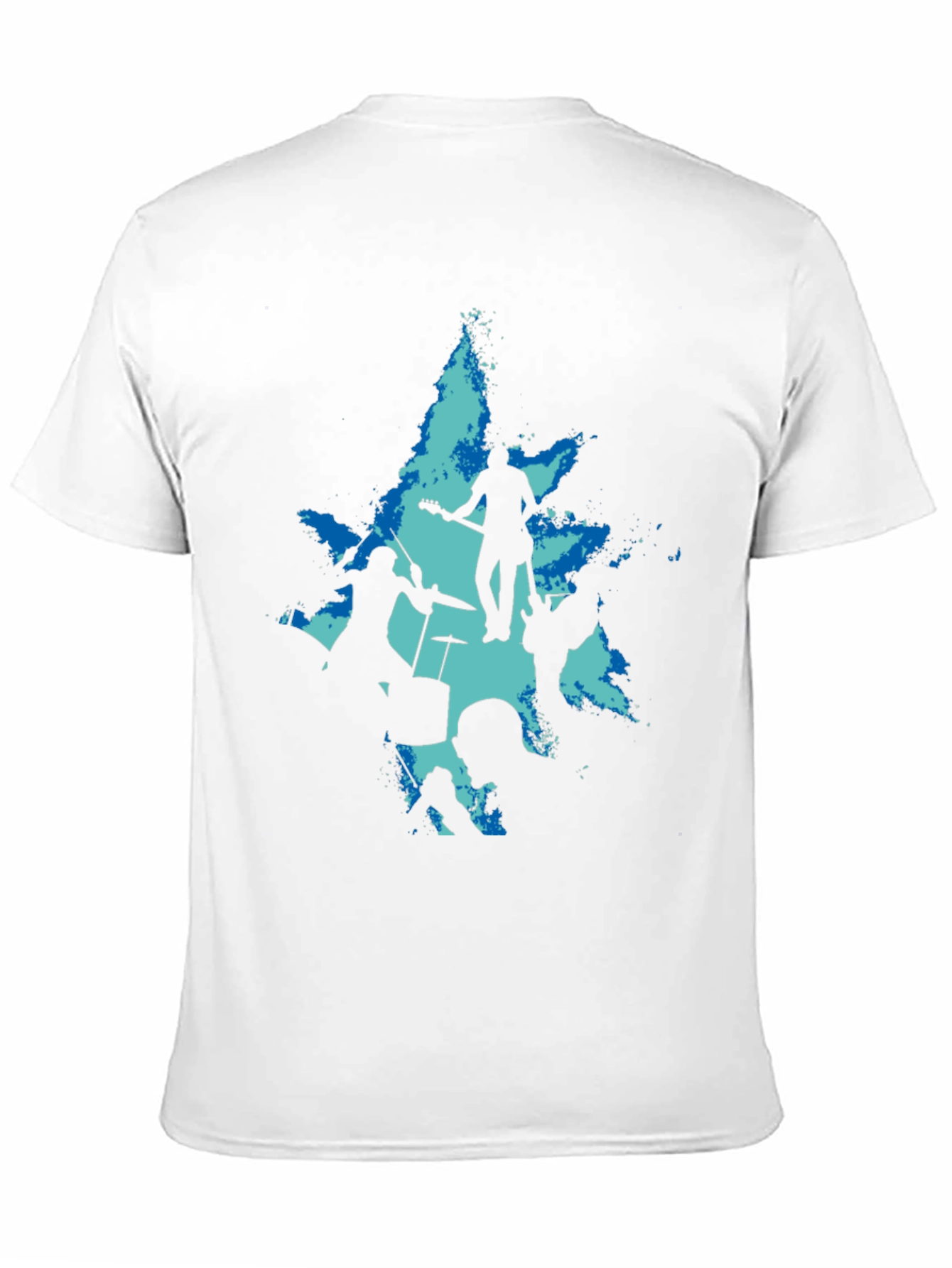 Band Silhouette Graphic Tee - Black T-Shirt