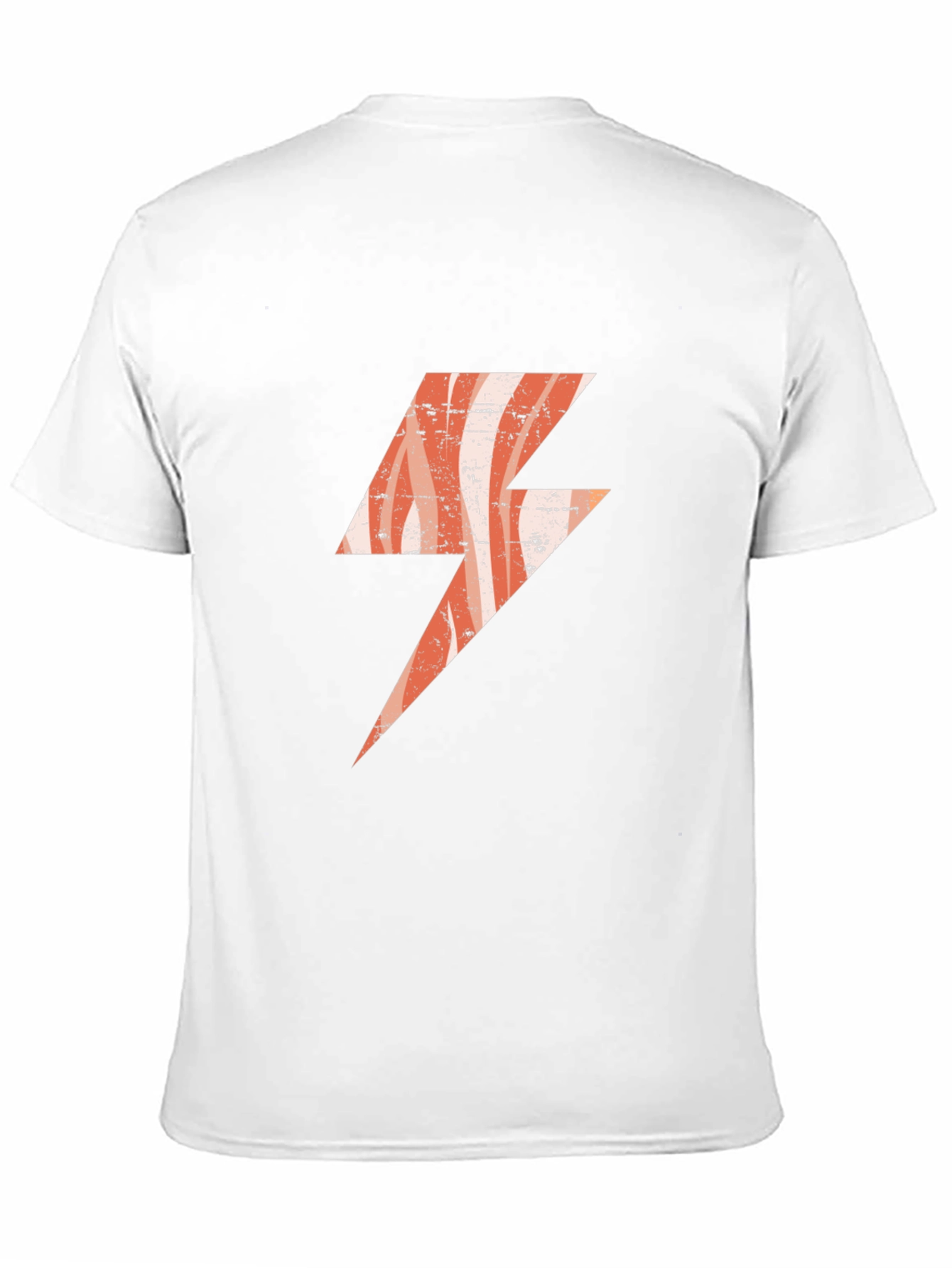 Retro Lightning Bolt Graphic T-Shirt