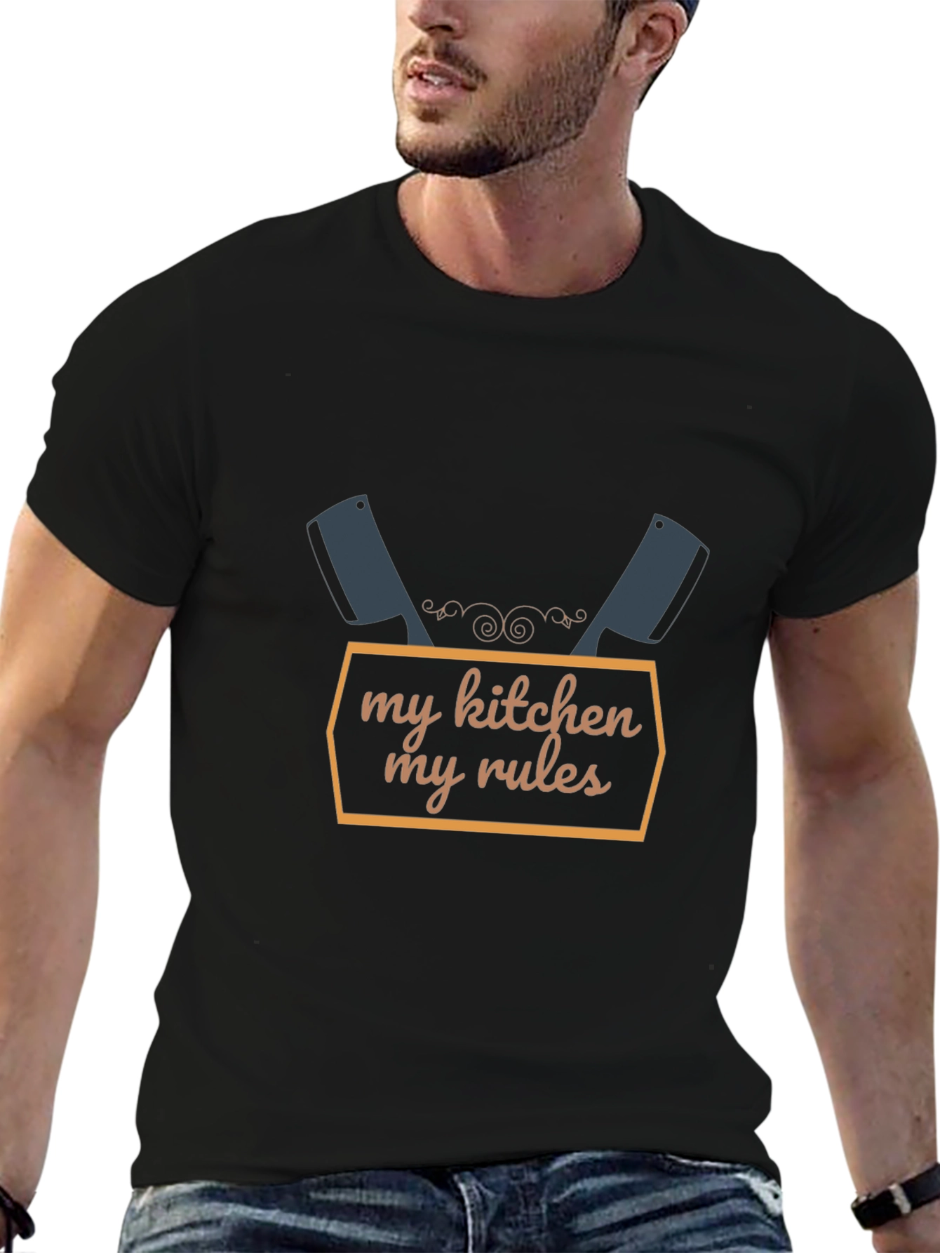 My Kitchen My Rules Graphic T-Shirt for Chefs