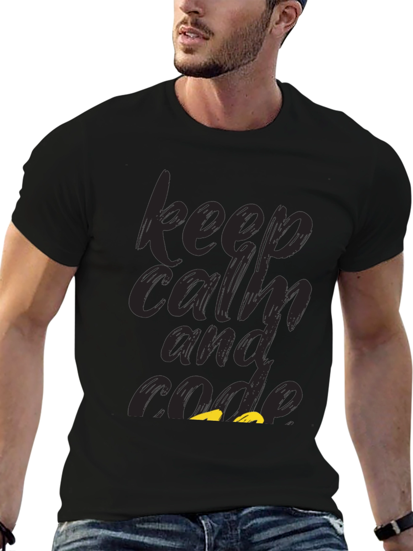 Keep Calm and Code Graphic Tee