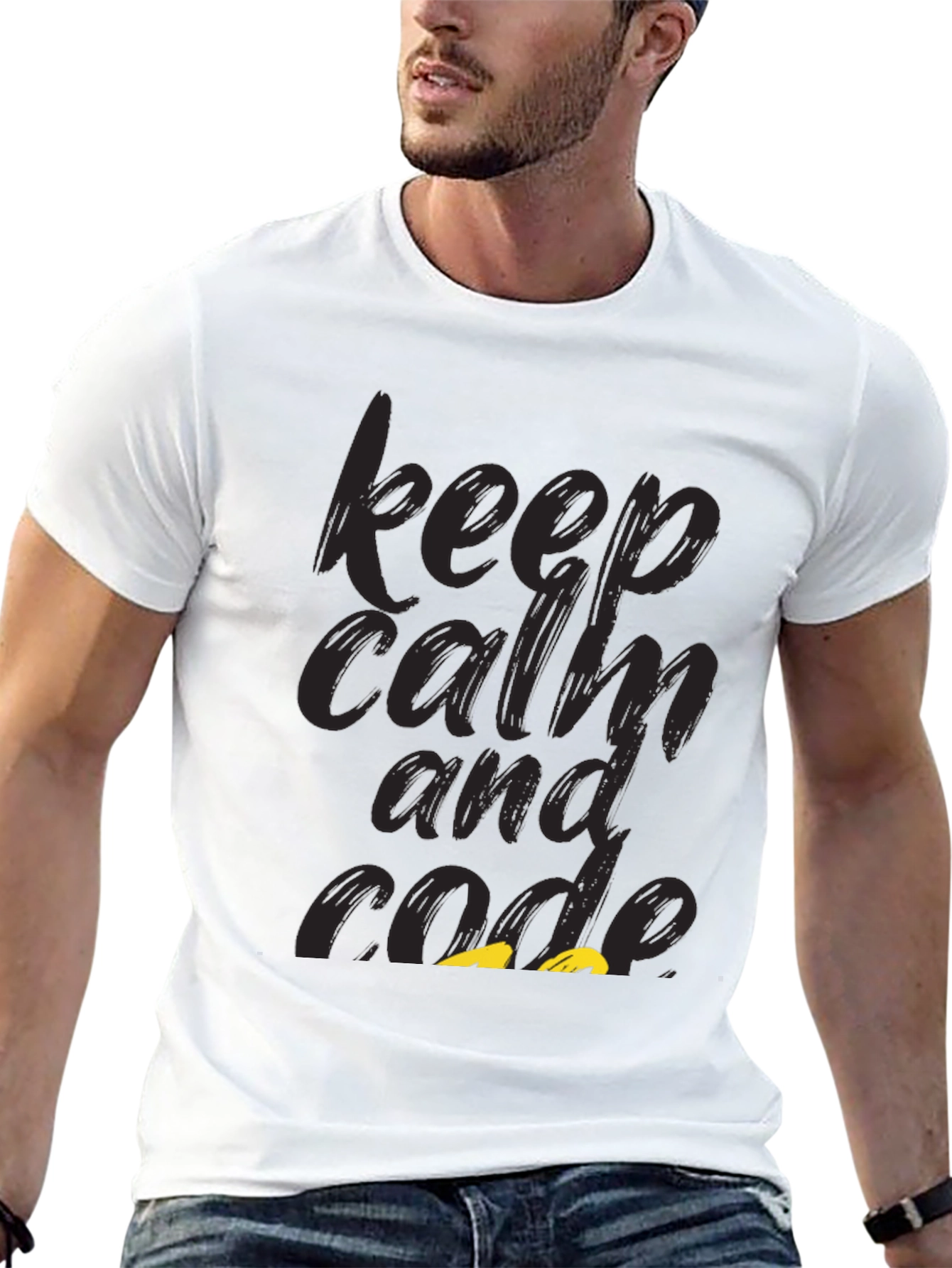 Keep Calm and Code Graphic Tee