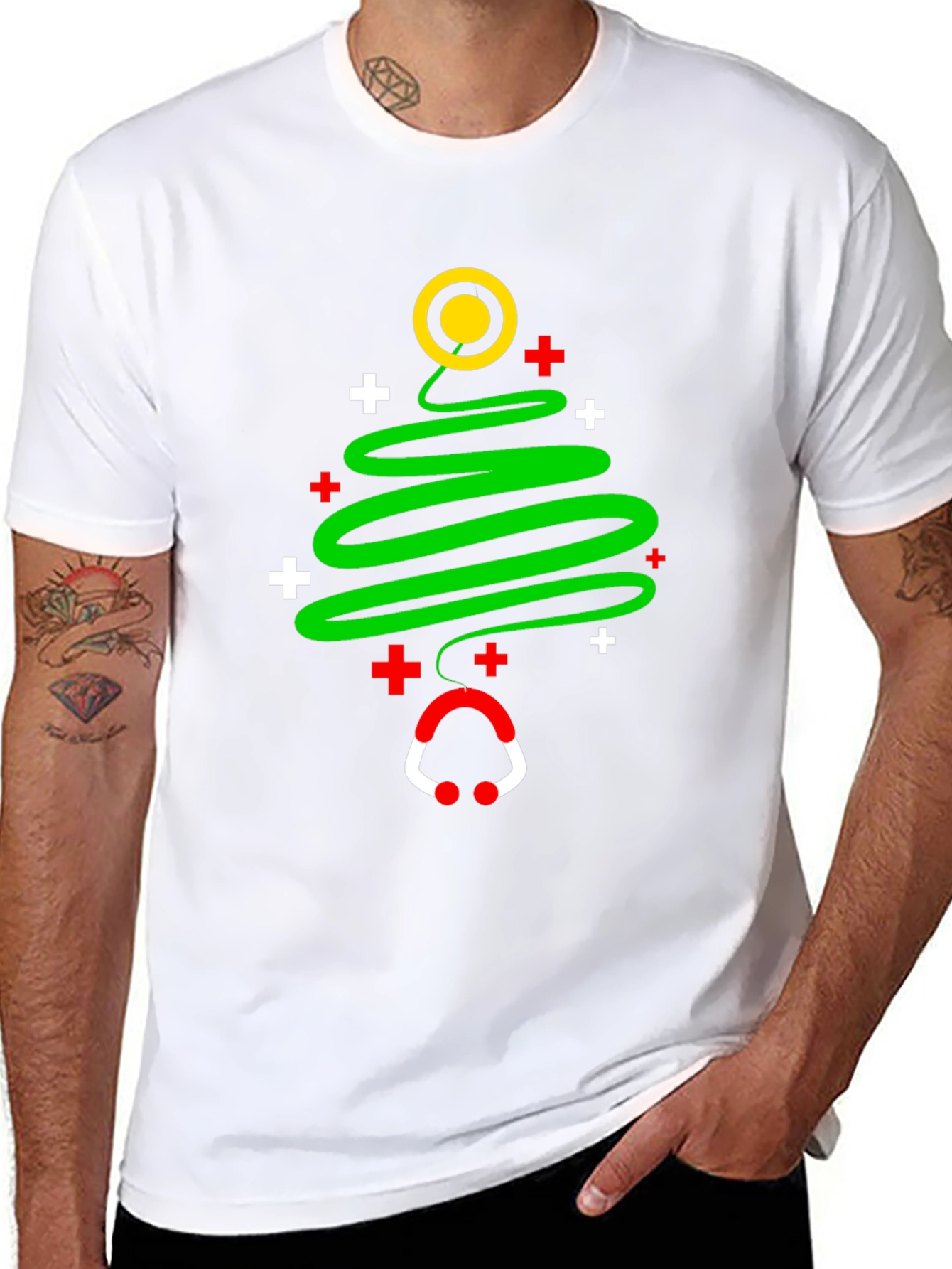 Medical Christmas Tree Graphic Tee