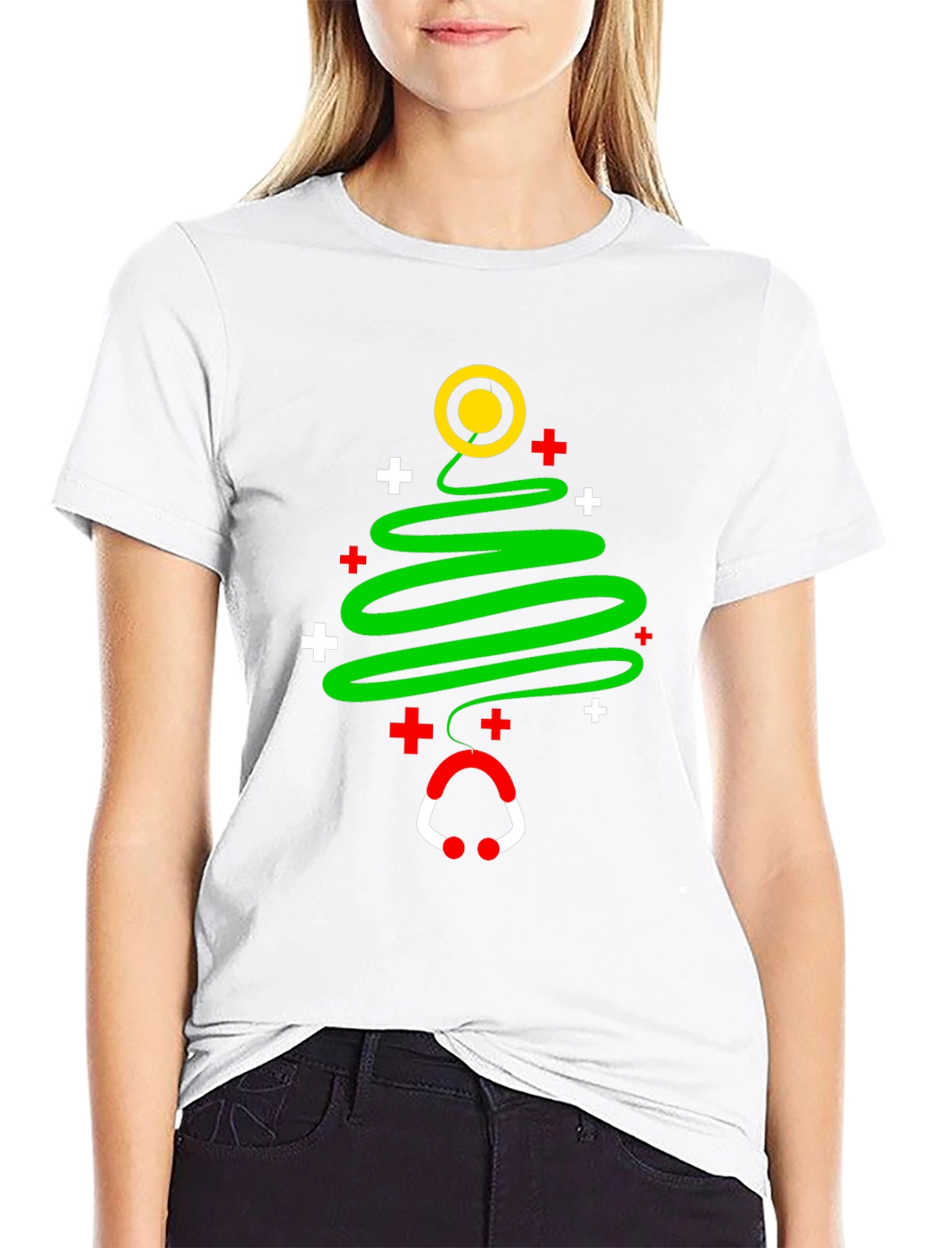 Medical Christmas Tree Graphic Tee