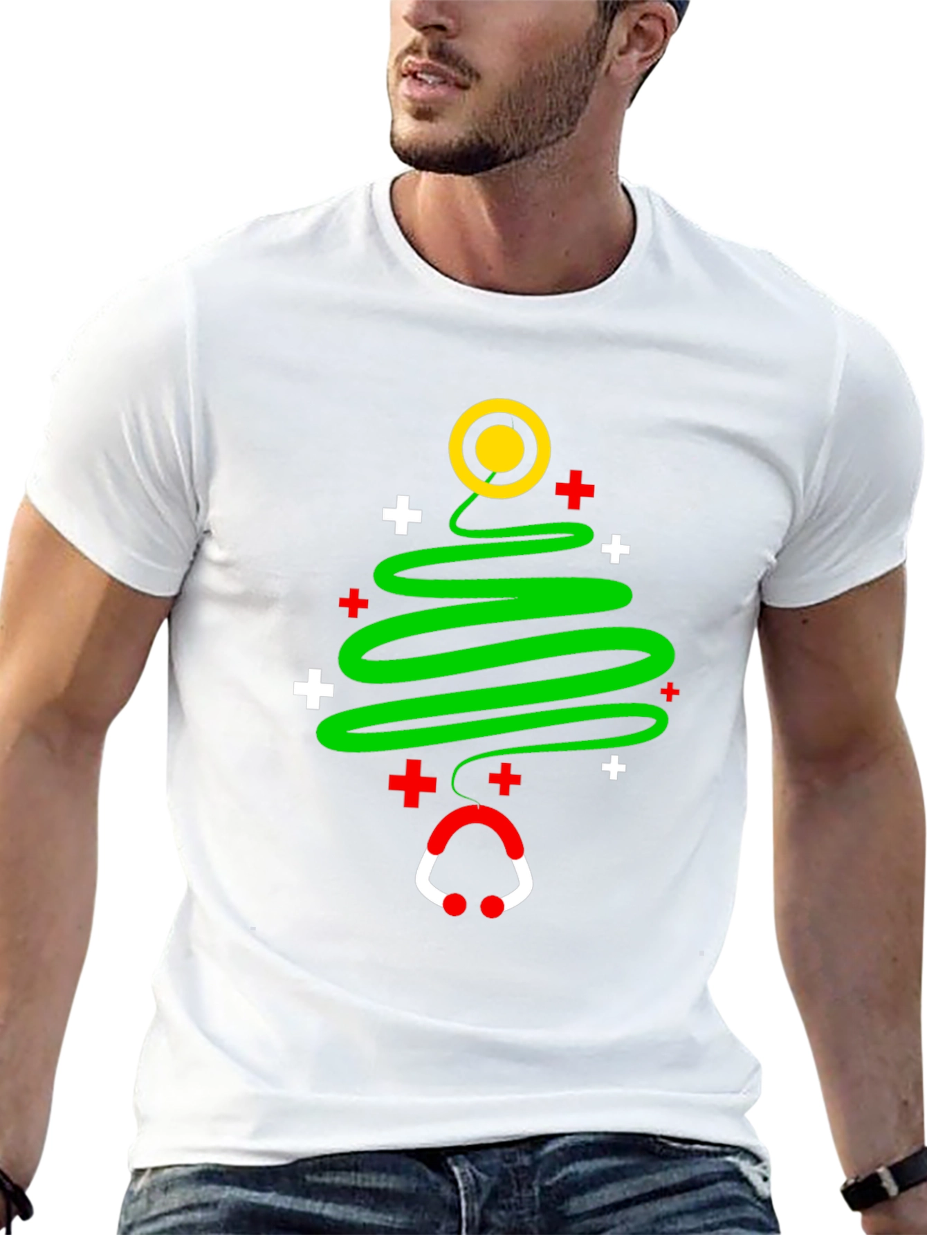 Medical Christmas Tree Graphic Tee