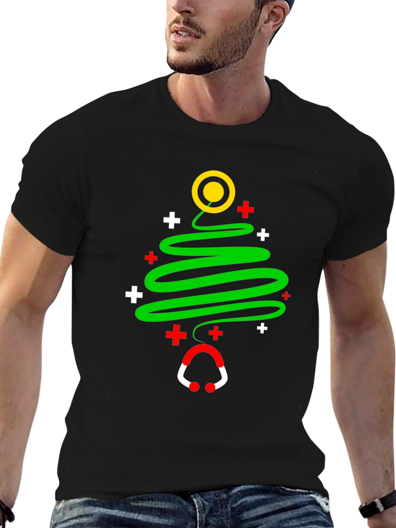 Medical Christmas Tree Graphic Tee