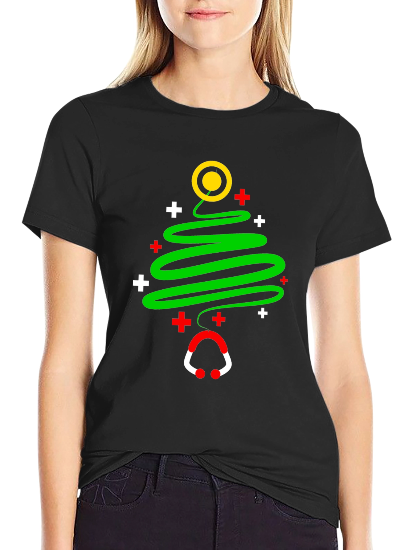 Medical Christmas Tree Graphic Tee