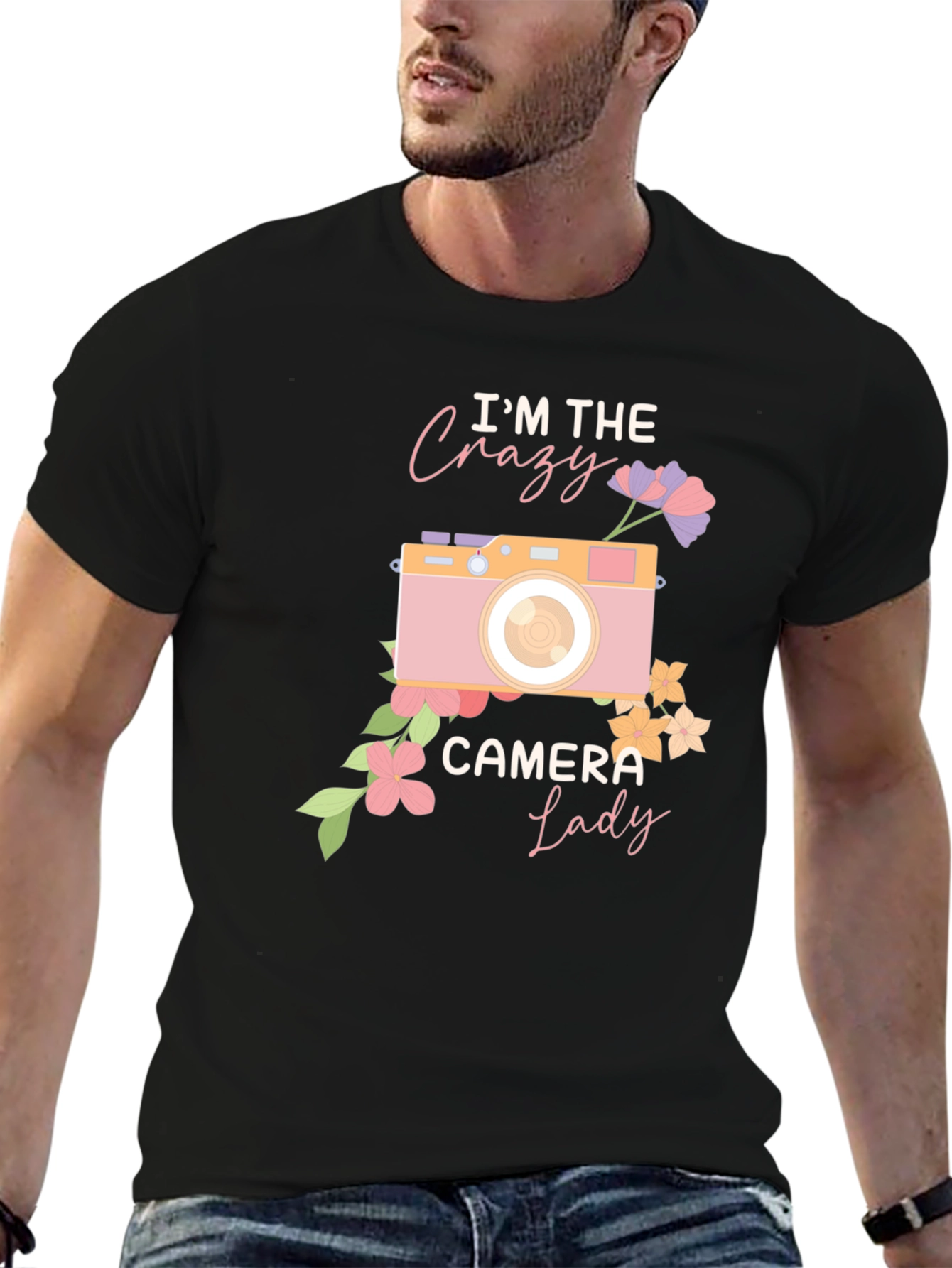 Crazy Camera Lady Graphic Tee