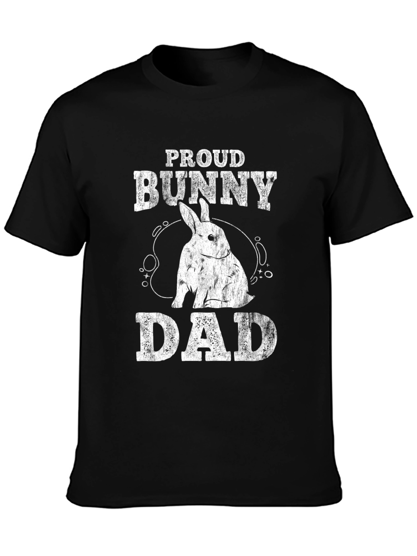 Proud Bunny Dad Graphic T-Shirt