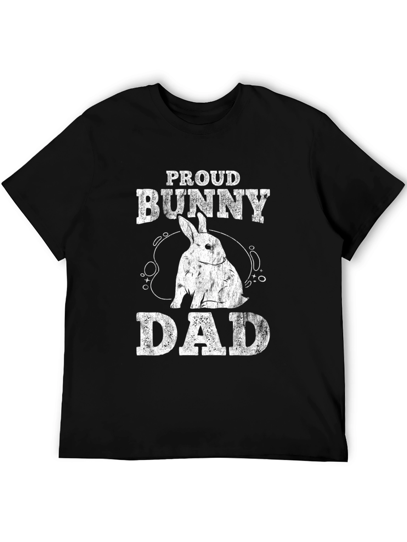 Proud Bunny Dad Graphic T-Shirt