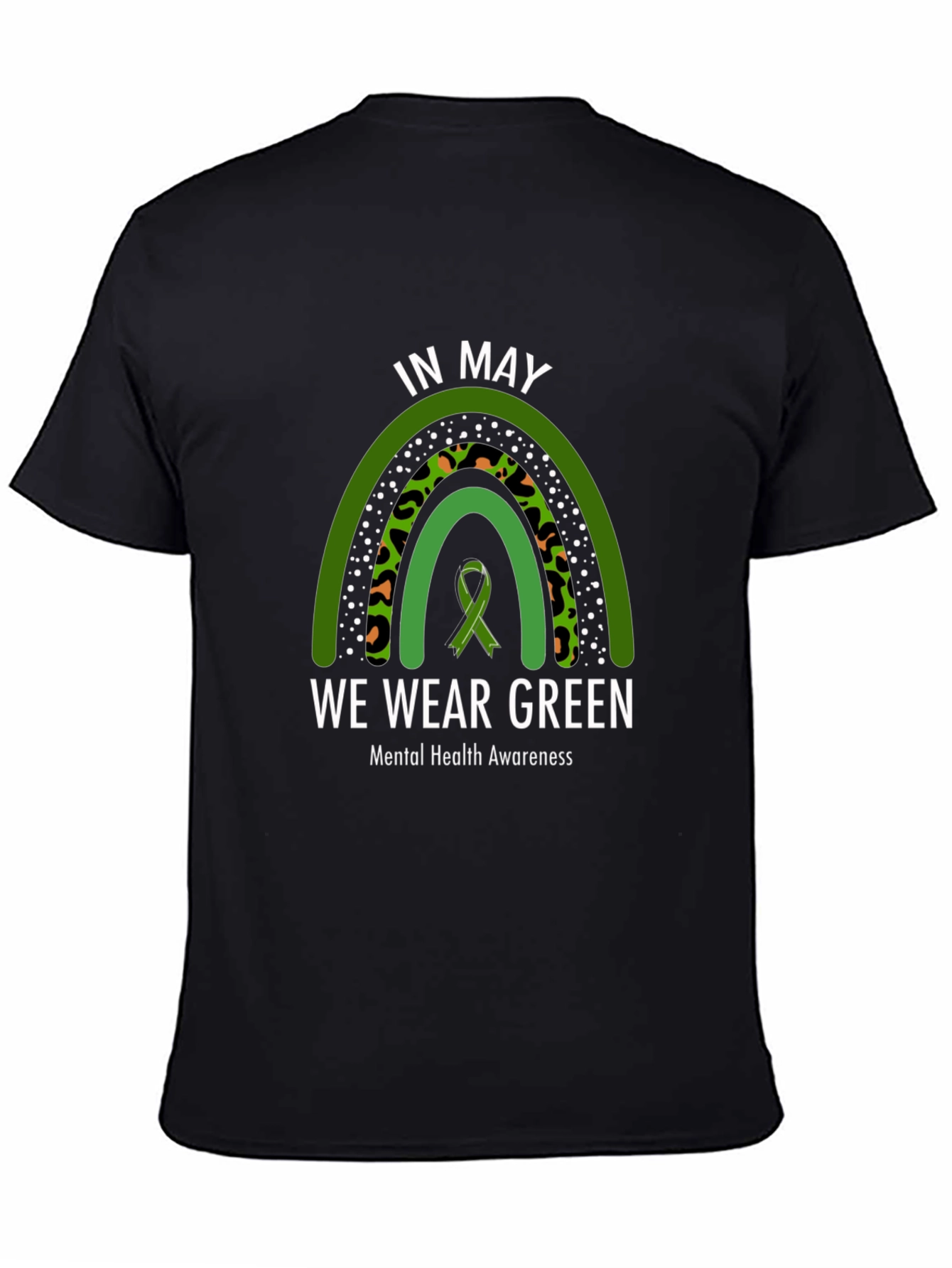 In May We Wear Green Mental Health Awareness T-Shirt