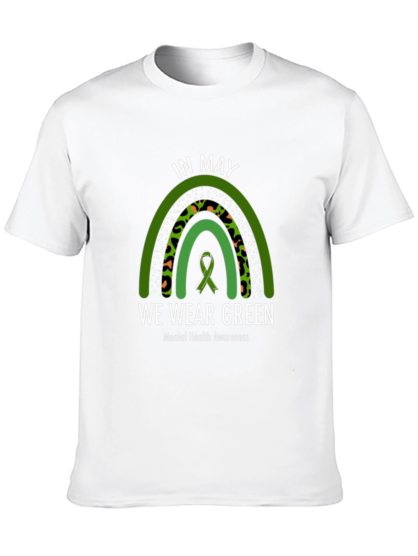 In May We Wear Green Mental Health Awareness T-Shirt