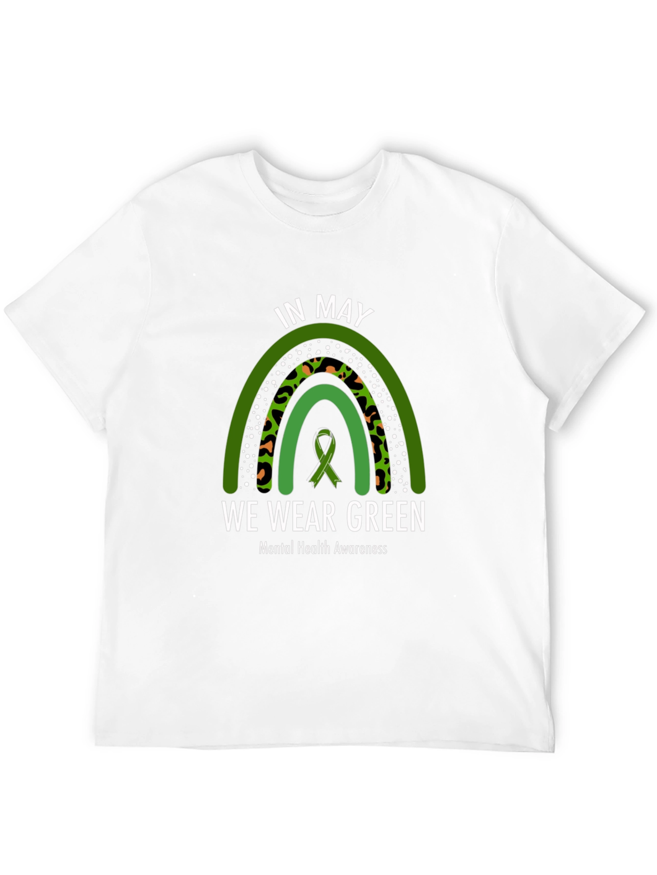 In May We Wear Green Mental Health Awareness T-Shirt