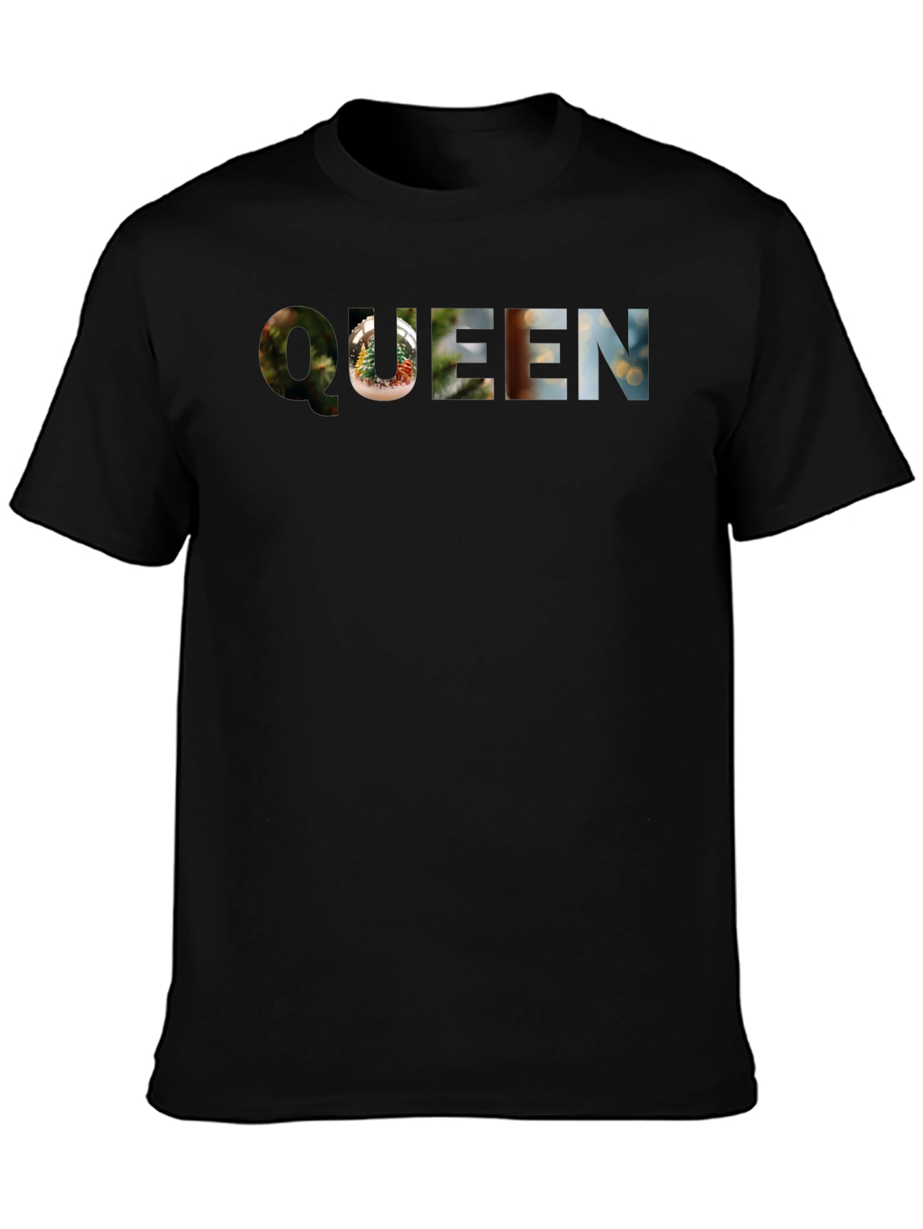 Queen Graphic Print Crew Neck T-Shirt