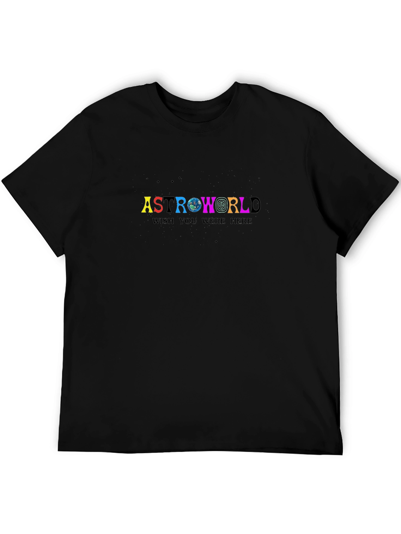 Astroworld Wish You Were Here Black T-Shirt