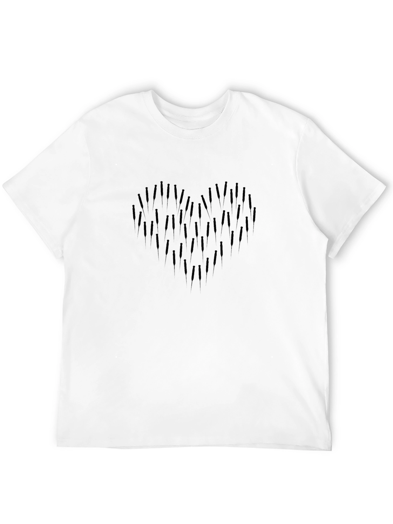 Dark Heart Graphic Tee - Casual Comfort