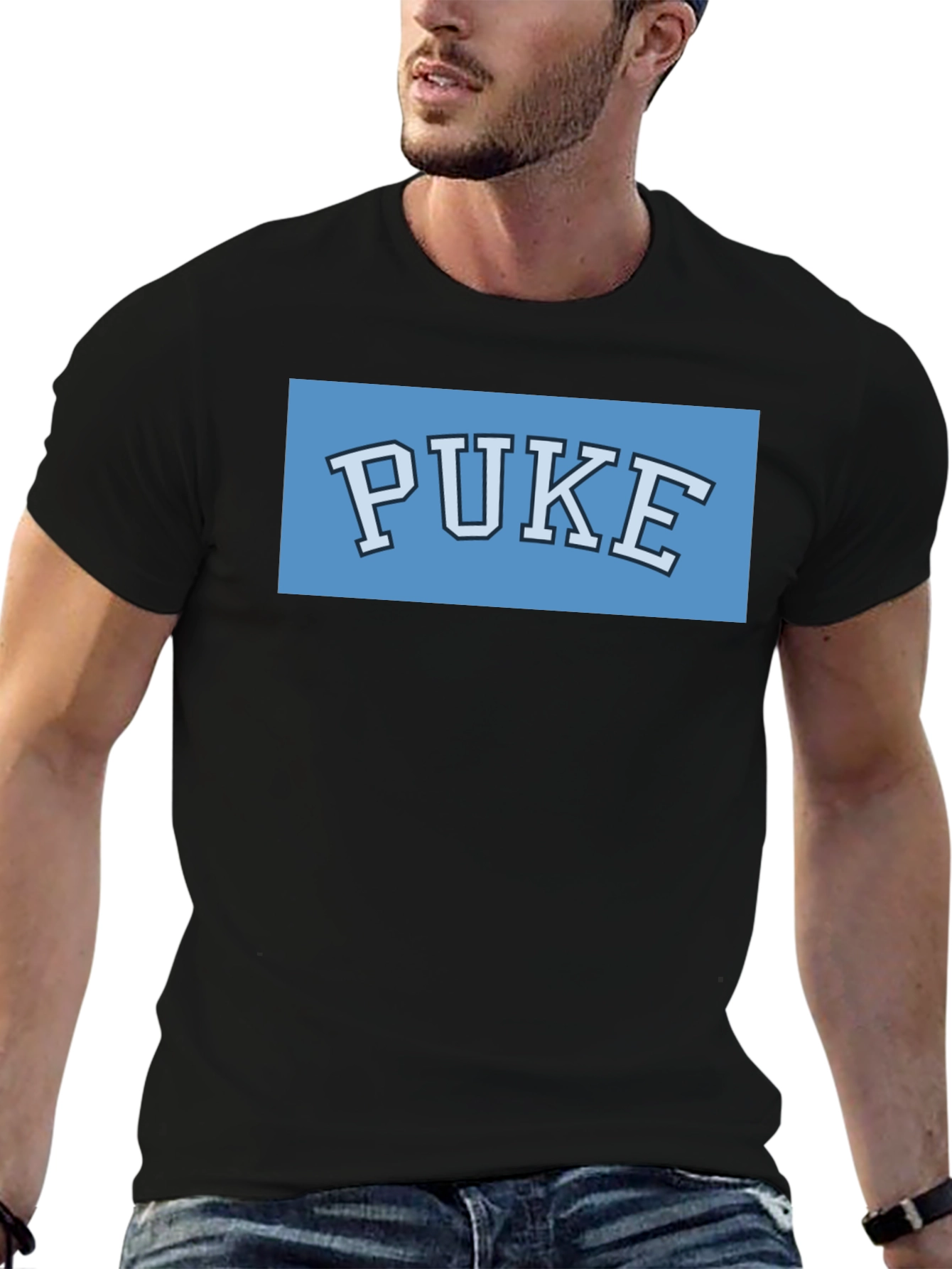 Puke College Parody T-Shirt - Novelty Tee