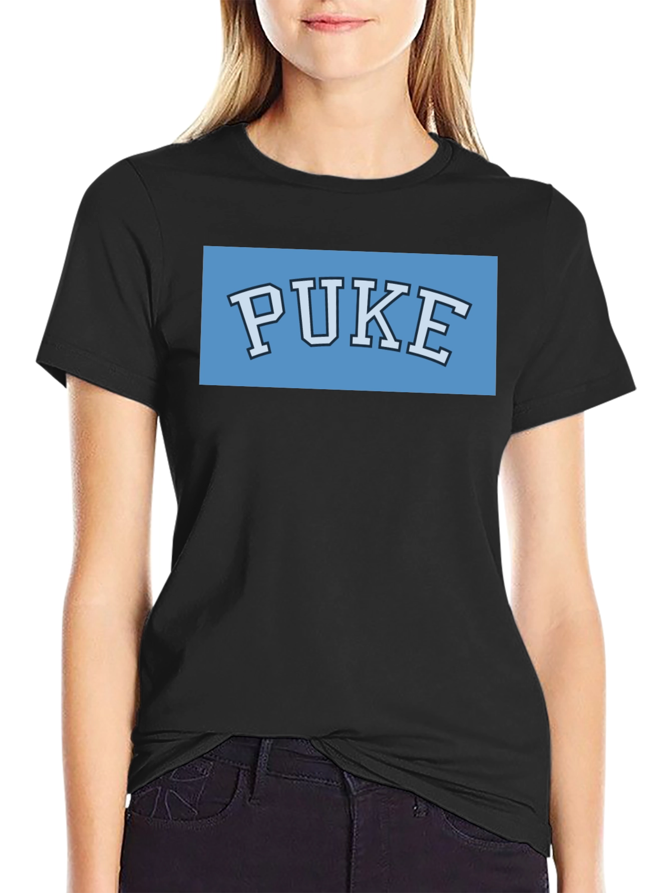 Puke College Parody T-Shirt - Novelty Tee