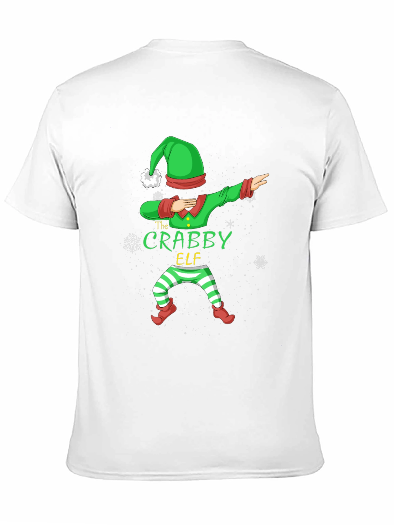 Crabby Elf Dabbing T-Shirt - Holiday Fun