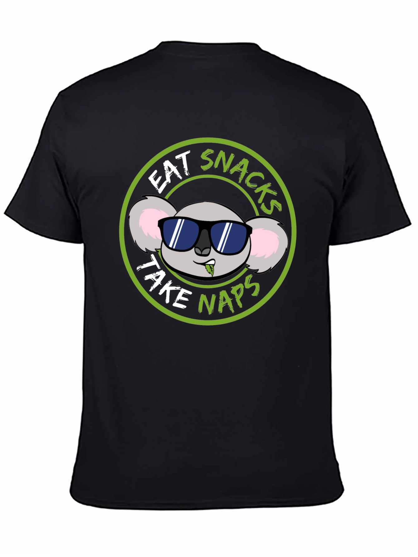 Eat Snacks Take Naps Koala Graphic T-Shirt