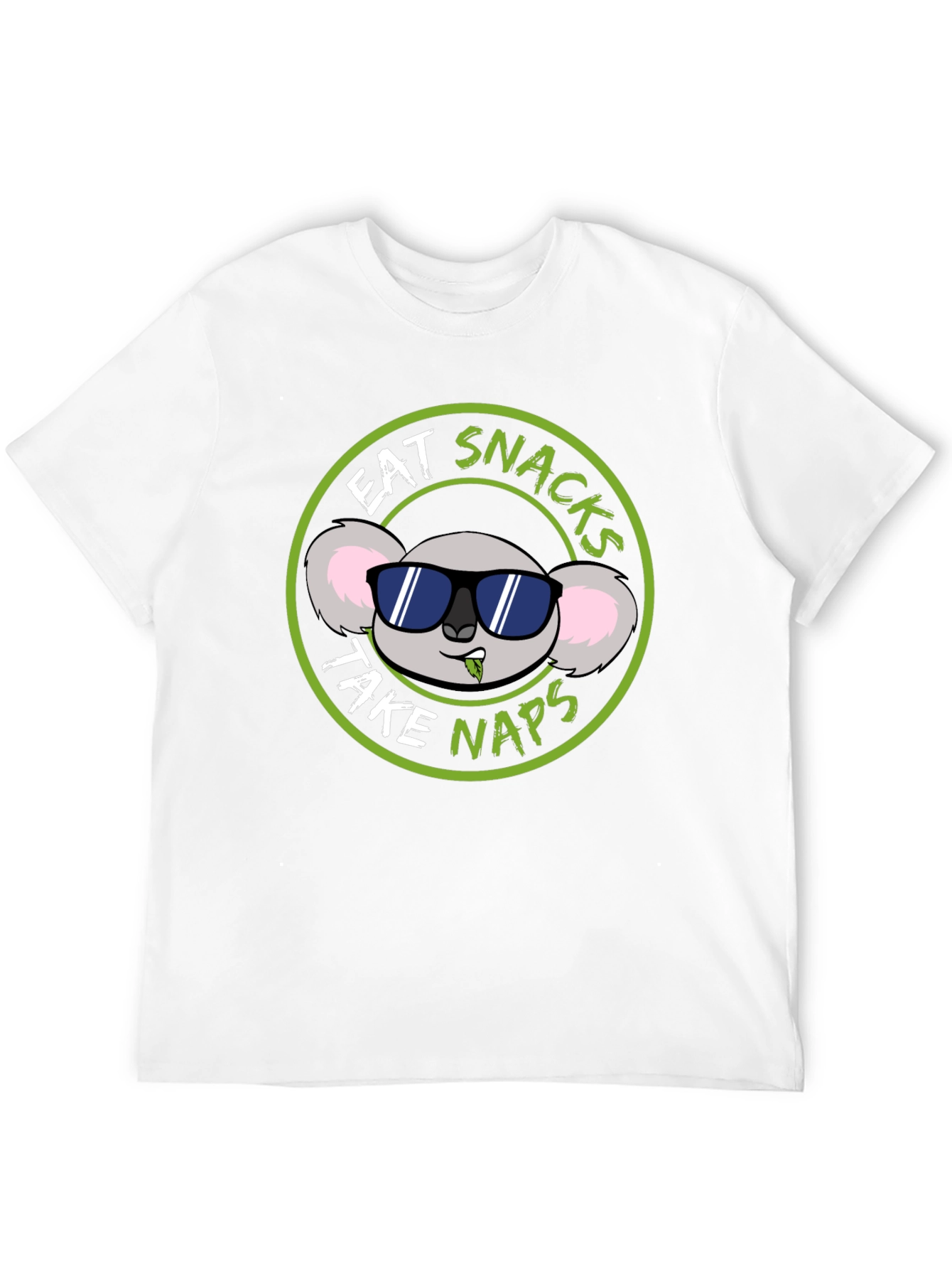 Eat Snacks Take Naps Koala Graphic T-Shirt