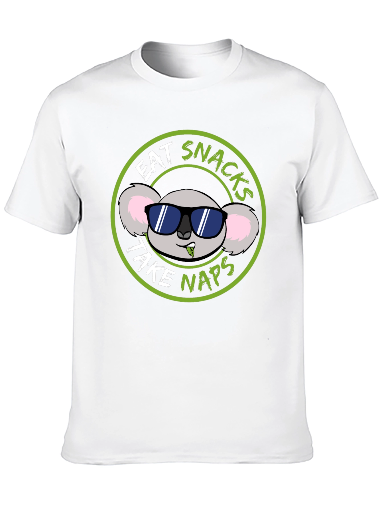 Eat Snacks Take Naps Koala Graphic T-Shirt