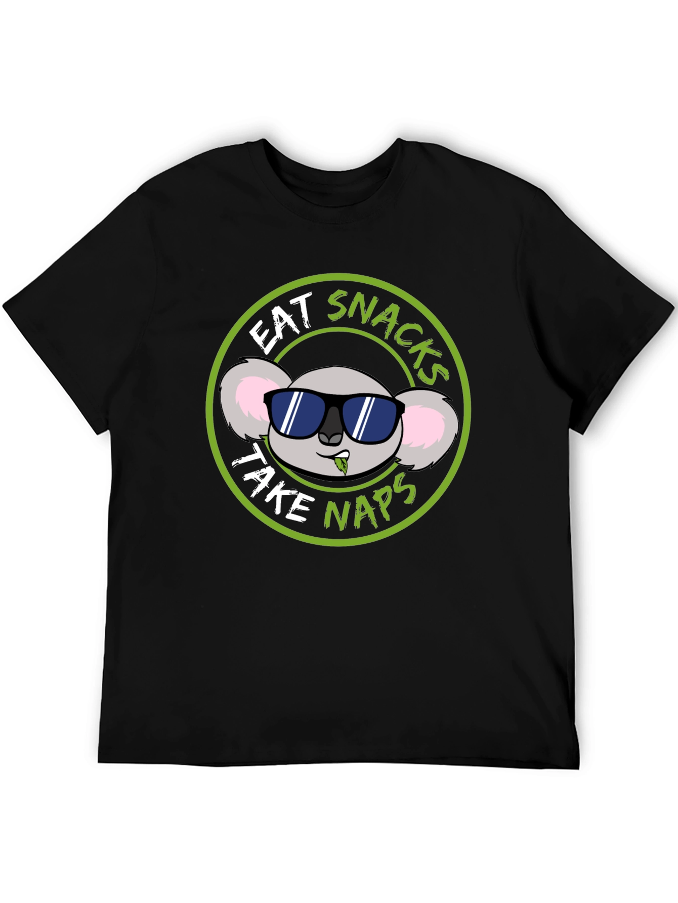 Eat Snacks Take Naps Koala Graphic T-Shirt