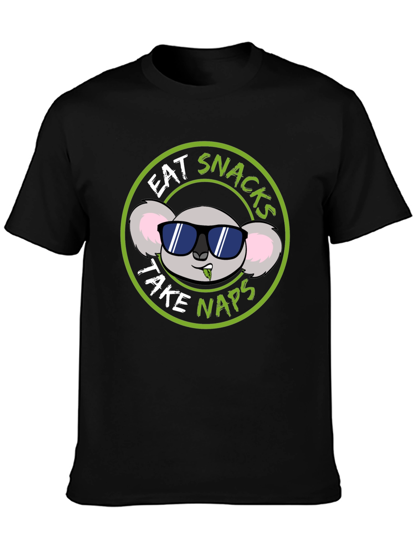 Eat Snacks Take Naps Koala Graphic T-Shirt