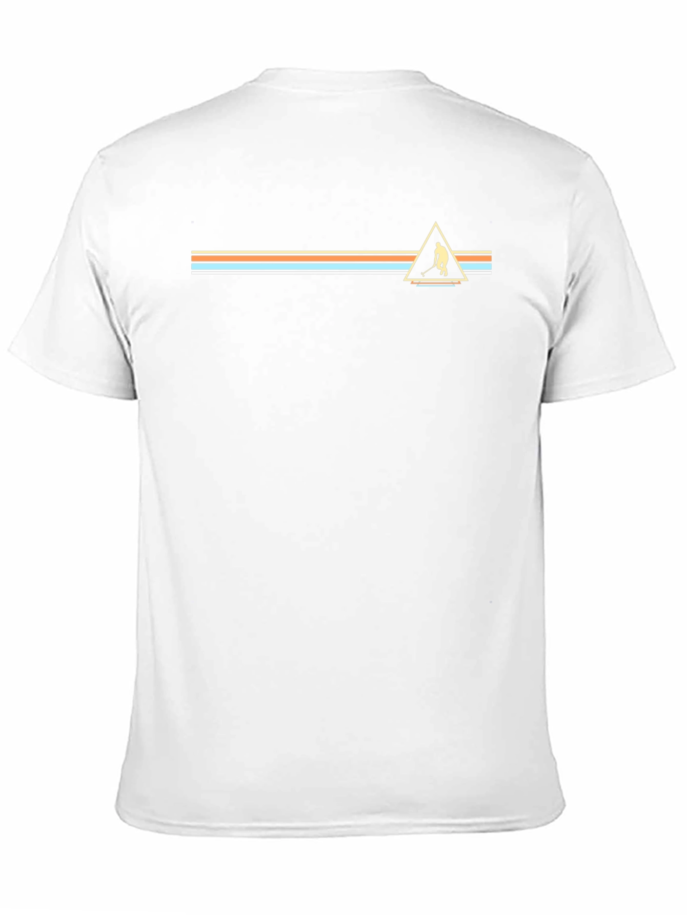 Retro Hockey Triangle Graphic Tee