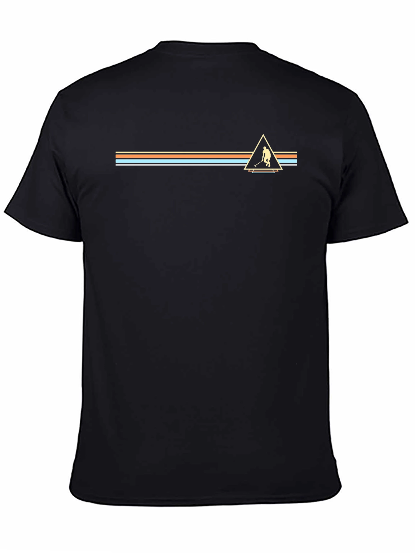 Retro Hockey Triangle Graphic Tee