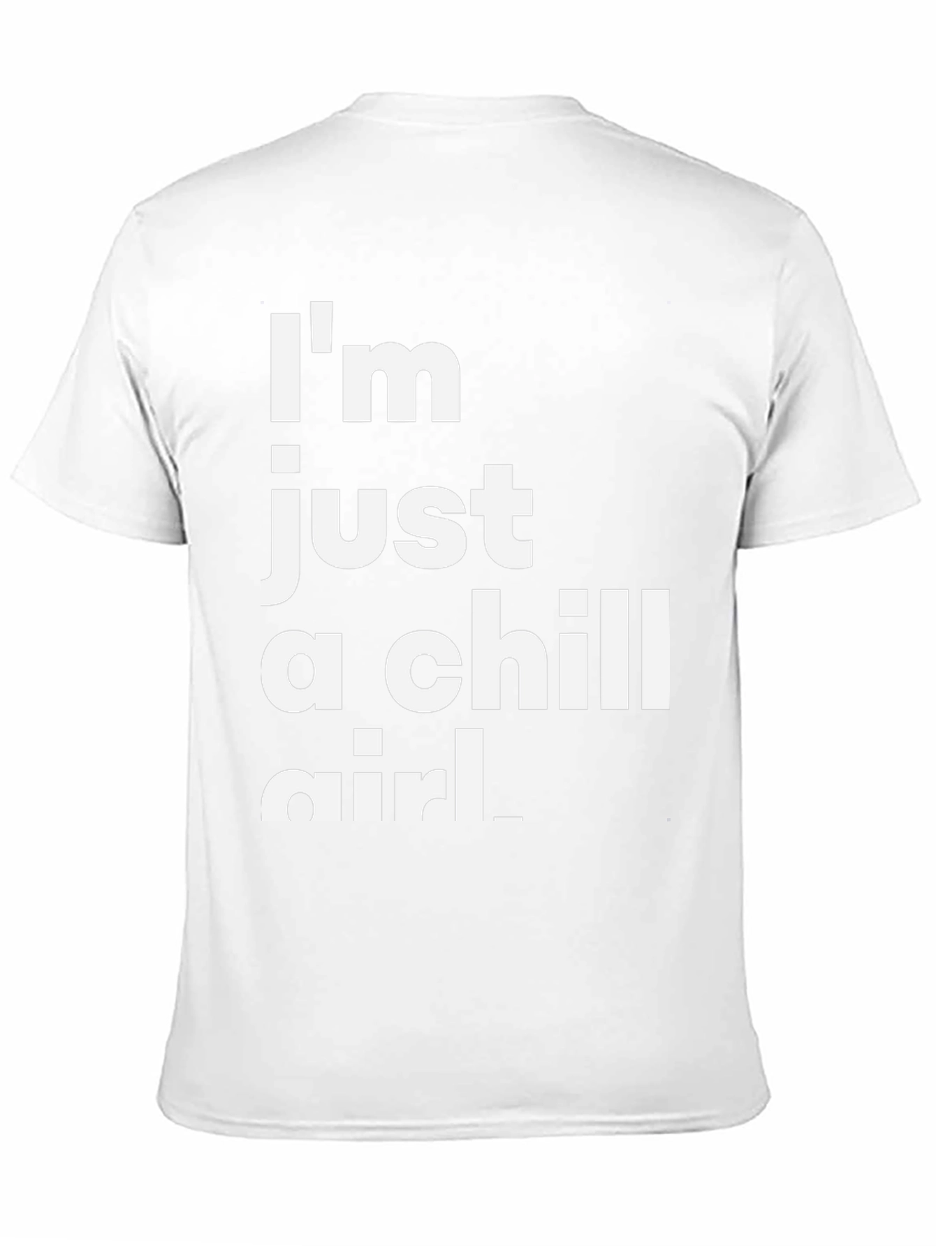 Chill Girl Black T-Shirt | Relaxed Graphic Tee