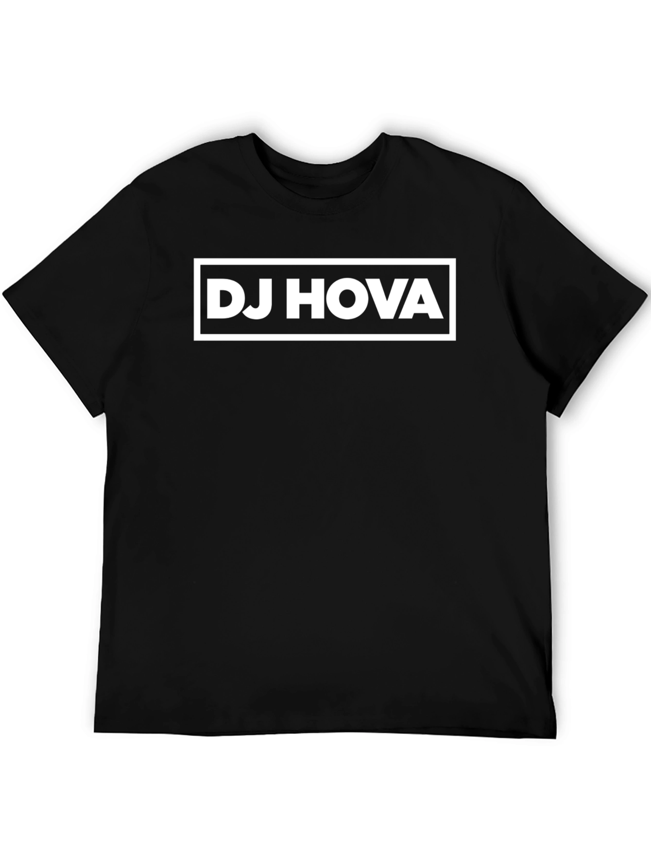 DJ HOVA Graphic T-Shirt - Classic Crew Neck