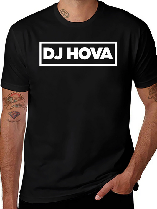 DJ HOVA Graphic T-Shirt - Classic Crew Neck