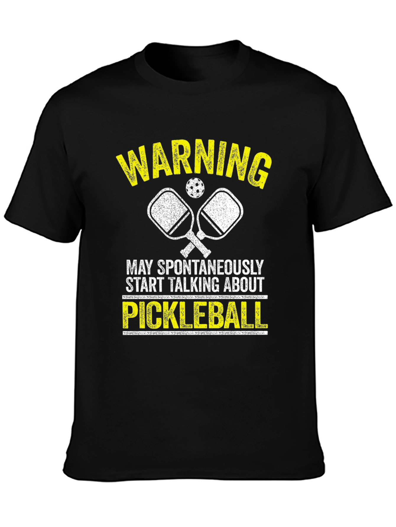Pickleball Warning T-Shirt - Sporty Tee