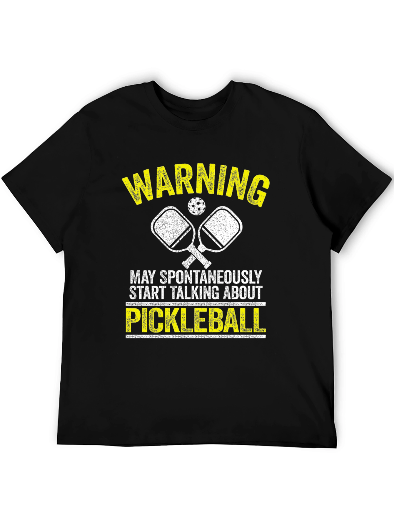 Pickleball Warning T-Shirt - Sporty Tee
