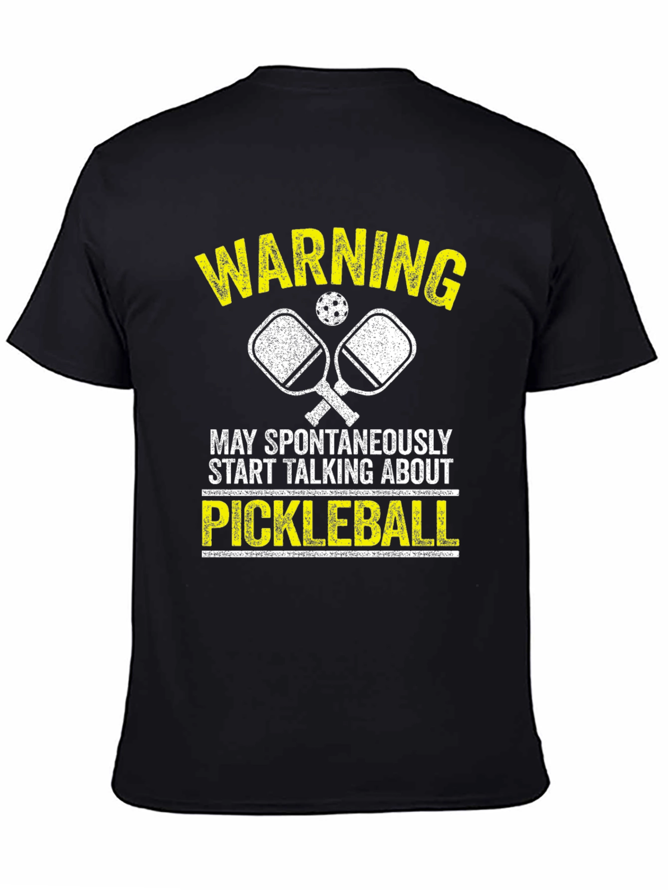 Pickleball Warning T-Shirt - Sporty Tee