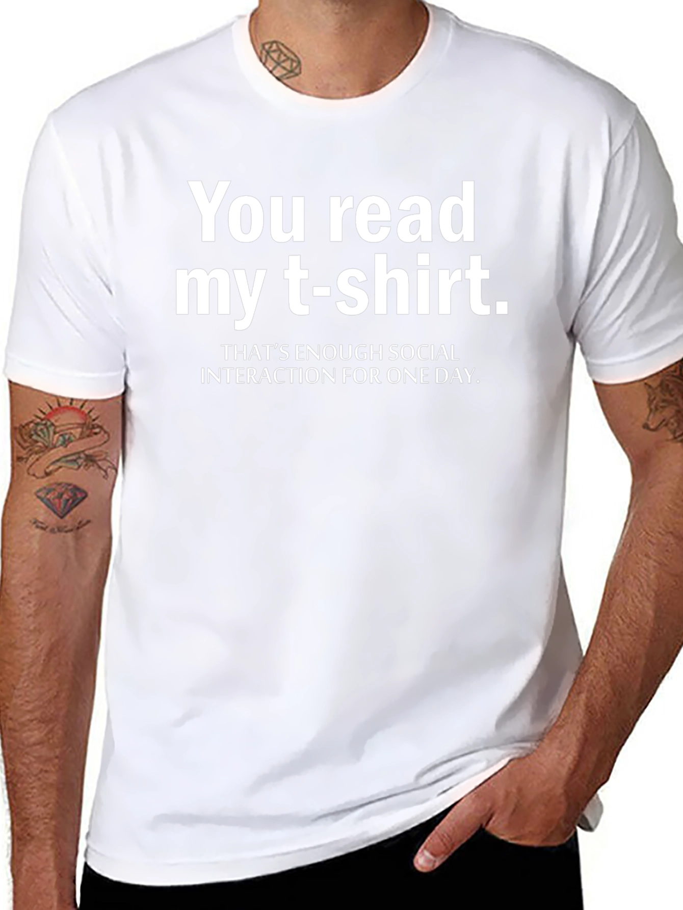 Funny Sarcastic T-Shirt - You Read My T-Shirt