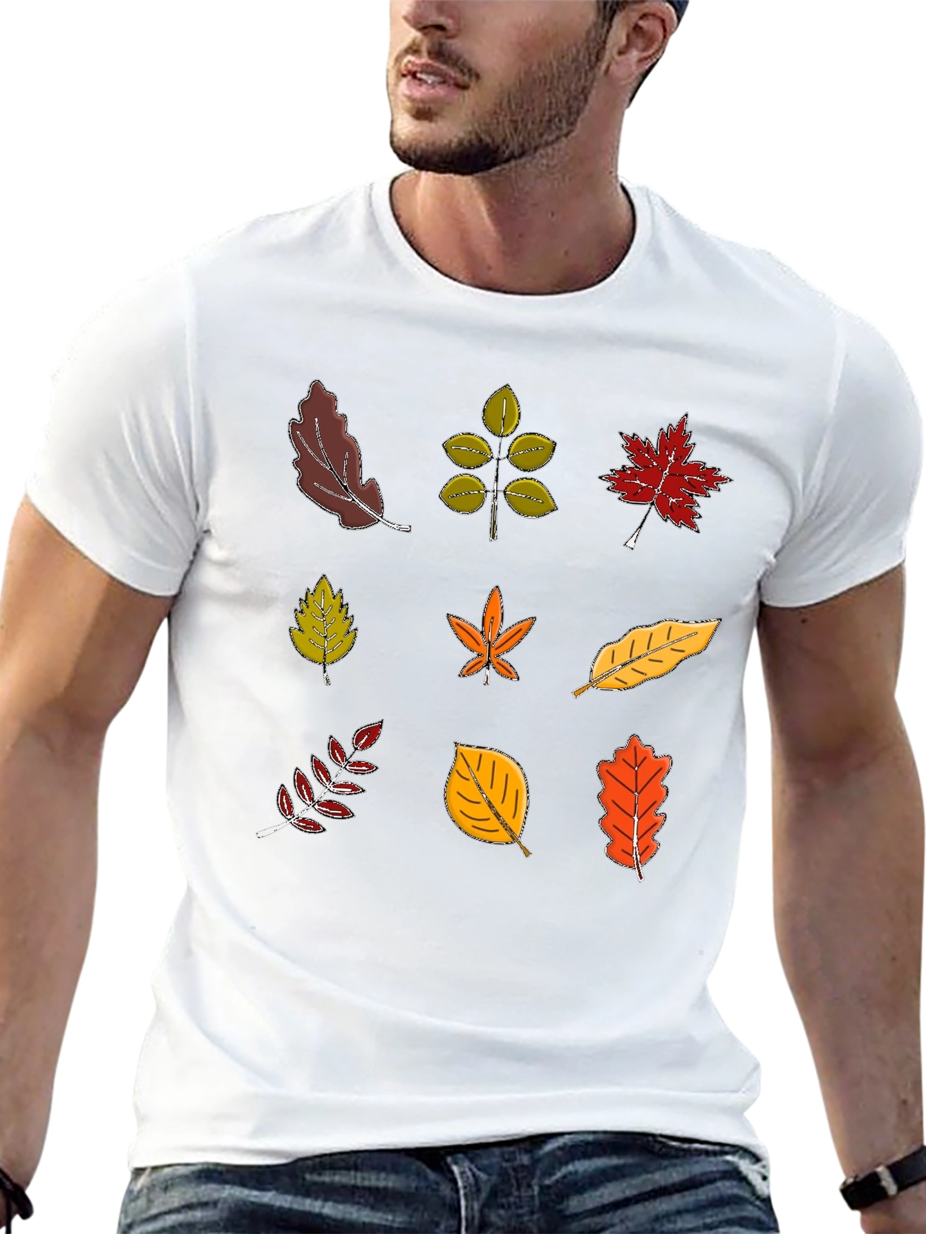 Autumn Leaves Graphic T-Shirt
