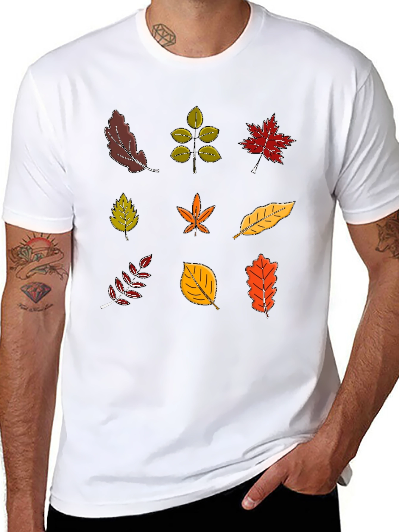 Autumn Leaves Graphic T-Shirt